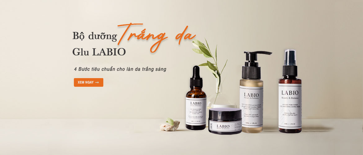 Bộ dưỡng trắng da Glu LABIO | Vitaa.vn