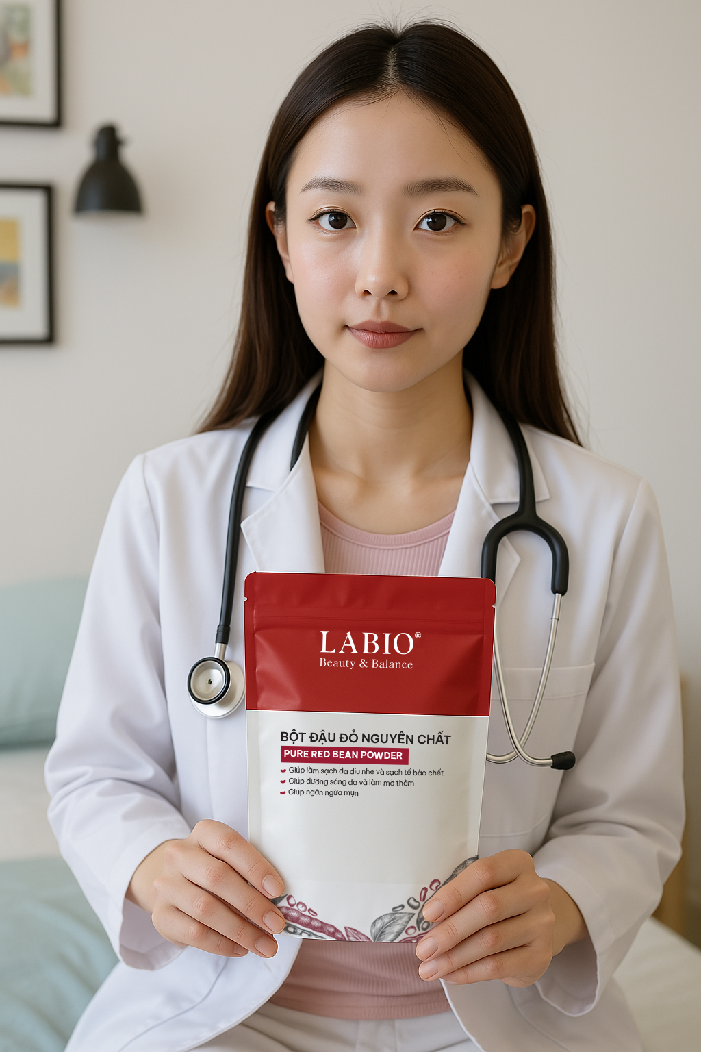 Bột Đậu Đỏ Nguyên Chất LABIO 100g