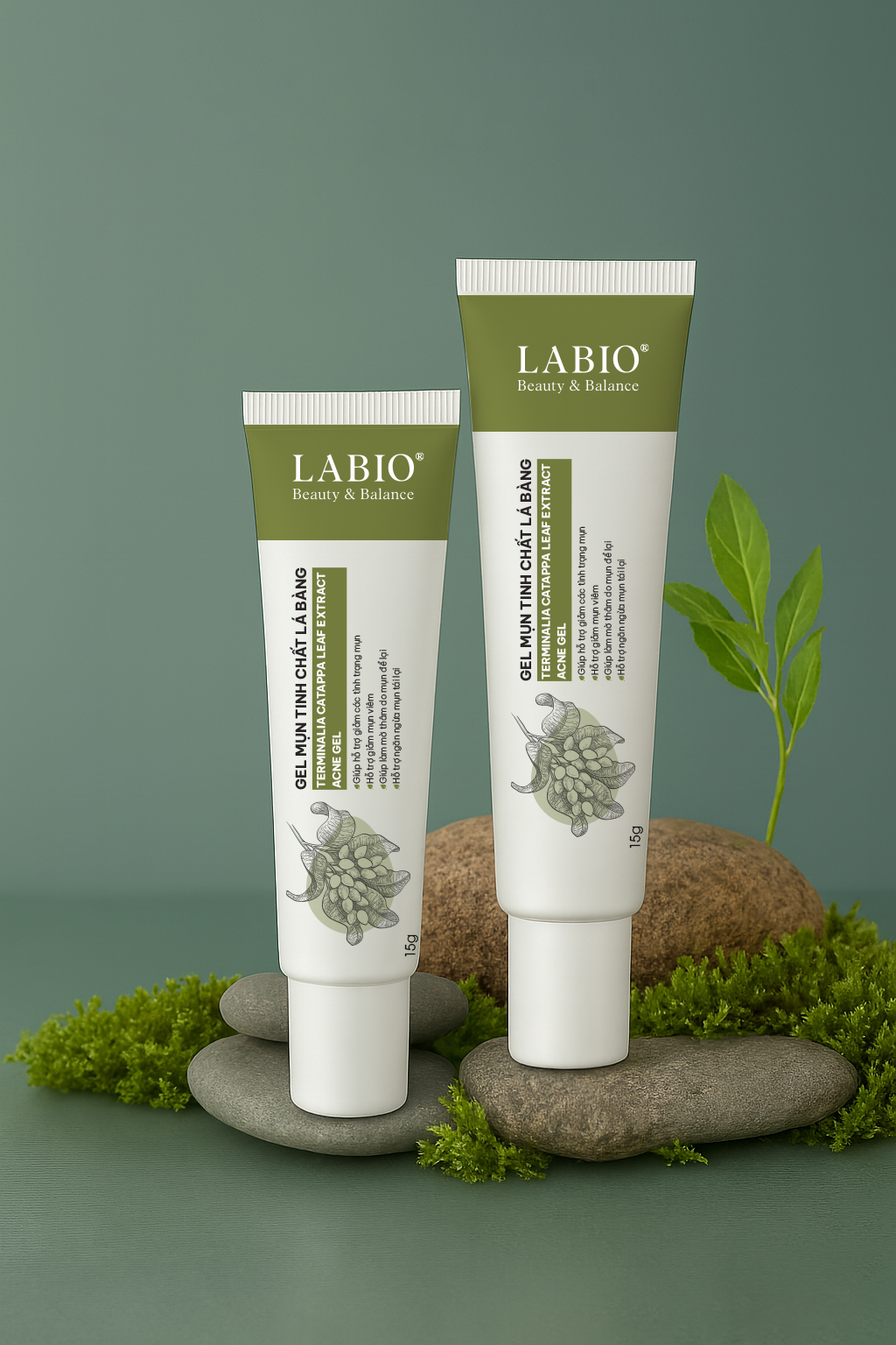 Gel Mụn Tinh Chất Lá Bàng LABIO 15g