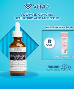 Serum cấp ẩm Advanced Clinicals Hyaluronic Acid Face Serum 52ml