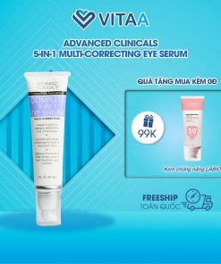 Serum dưỡng mắt Advanced Clinicals 5-in-1 Multi-Correcting Eye Serum 59ml