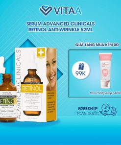 Serum chống lão hóa Advanced Clinicals Retinol Anti-Wrinkle 52ml